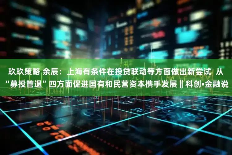 玖玖策略 余辰：上海有条件在投贷联动等方面做出新尝试  从“募投管退”四方面促进国有和民营资本携手发展‖科创•金融说
