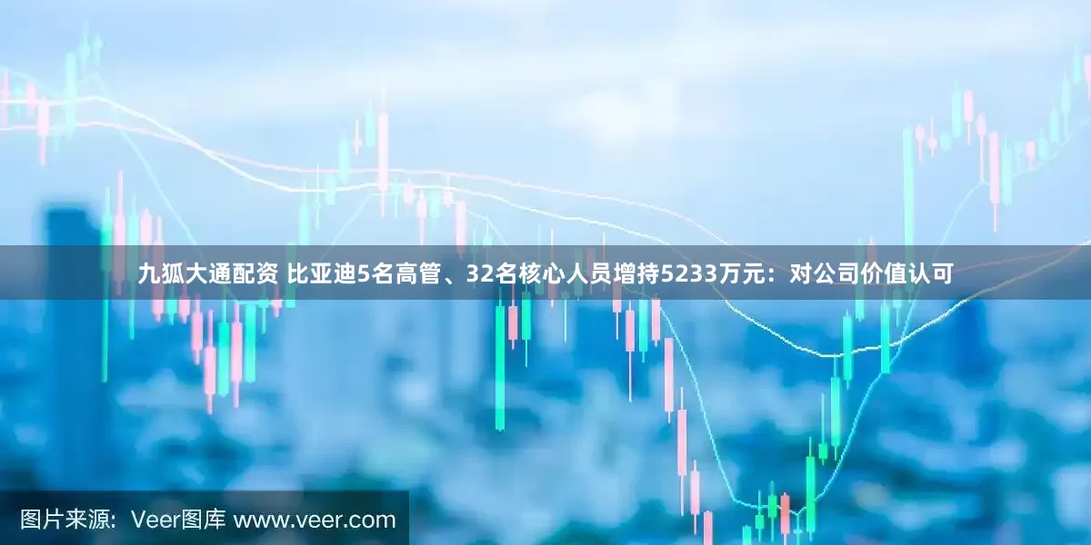 九狐大通配资 比亚迪5名高管、32名核心人员增持5233万元：对公司价值认可