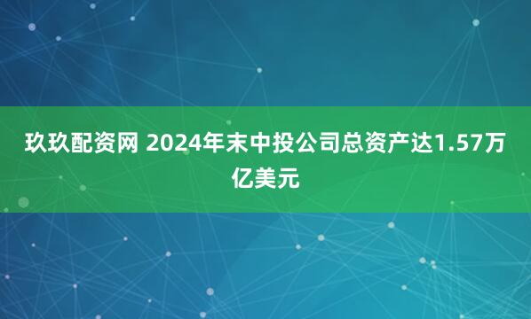 玖玖配资网 2024年末中投公司总资产达1.57万亿美元